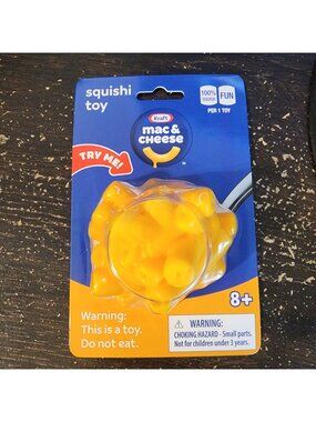 Mac and cheese squishi toy Kraft